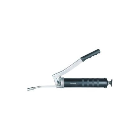 Matrix Management Prolube 42702 Lever Grease Gun, with steel extension/coupler, 14 oz. Cap., 10,000 PSI, H.D. 1/8" NPT 42702